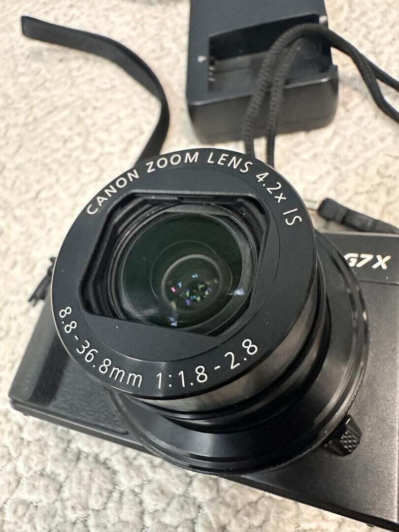 Canon PowerShot G7 X Mark II 20.1MP Compact Camera - Black