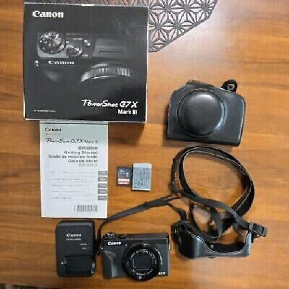 Canon PowerShot G7 X Mark III Digital Camera 20.2MP 4K Used