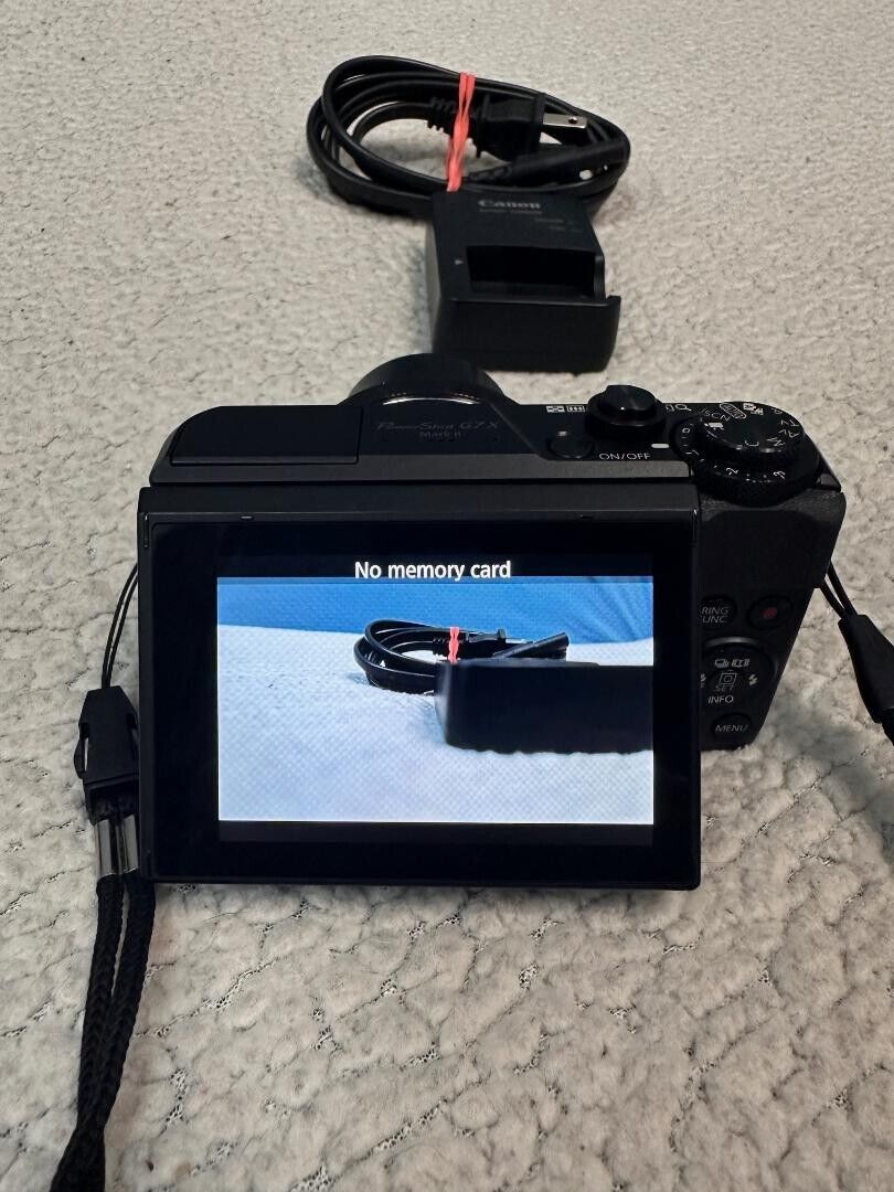 Canon PowerShot G7 X Mark II 20.1MP Compact Camera - Black