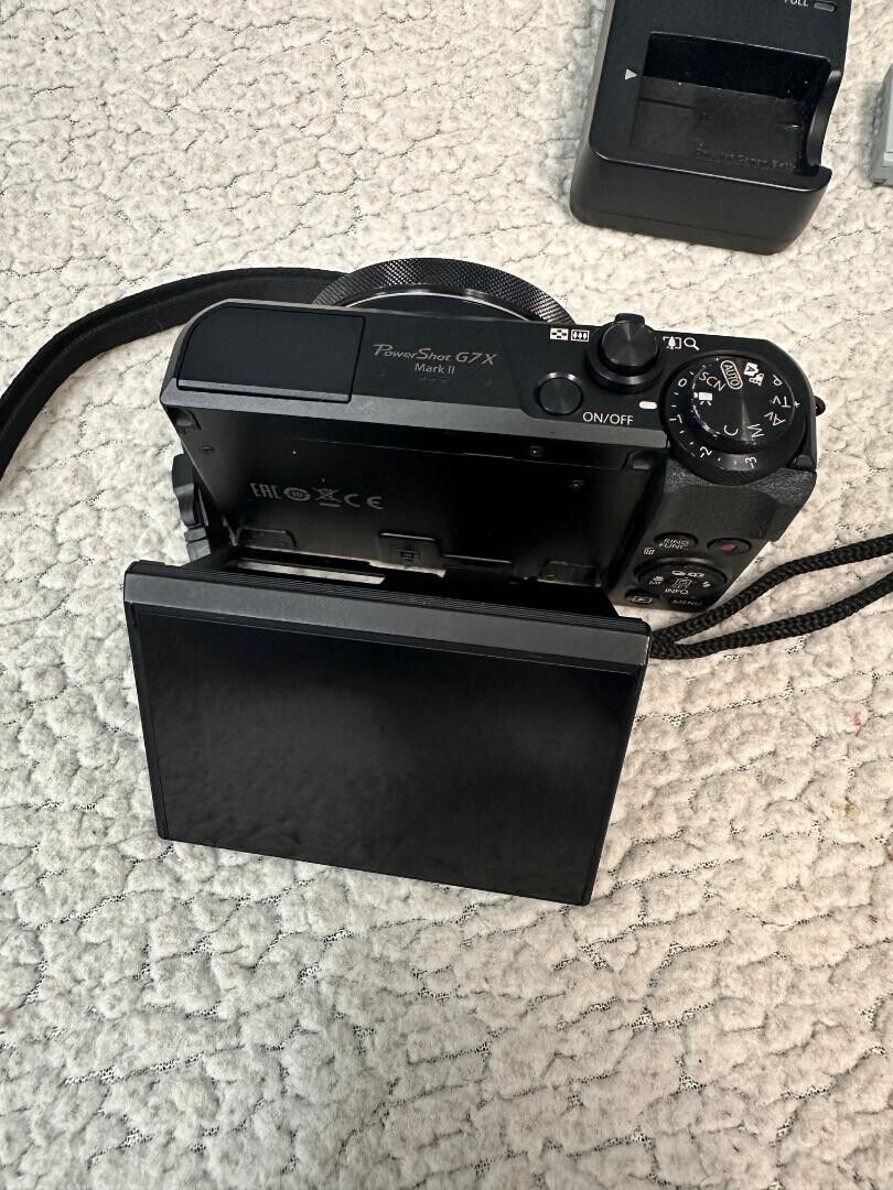 Canon PowerShot G7 X Mark II 20.1MP Compact Camera - Black