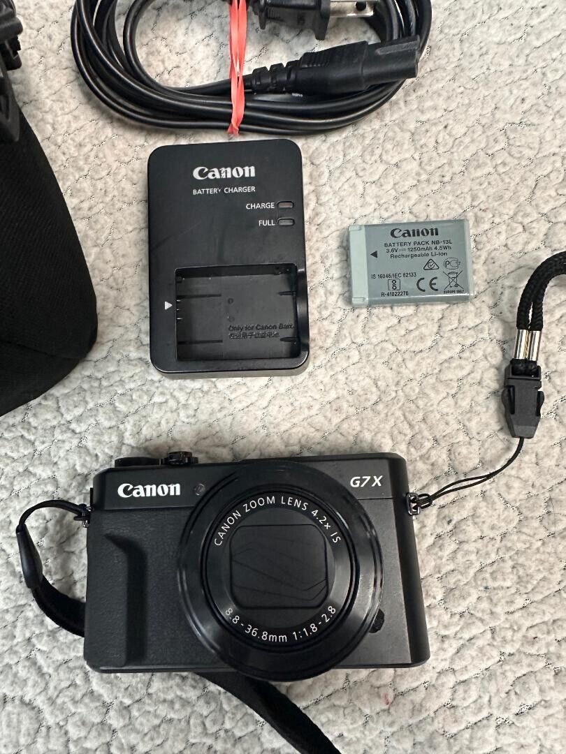 Canon PowerShot G7 X Mark II 20.1MP Compact Camera - Black